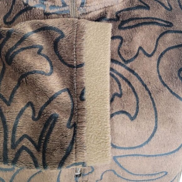 Wooly Bully Wear Colorado brown fleece pullover jacket size Medium - Picture 4 of 6